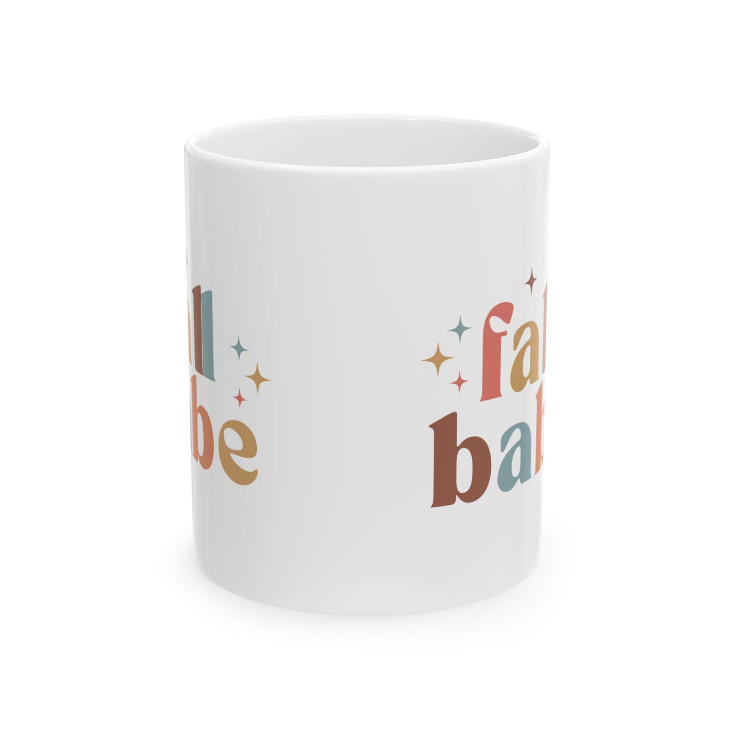 Fall Babe Ceramic Mug, (11oz, 15oz)