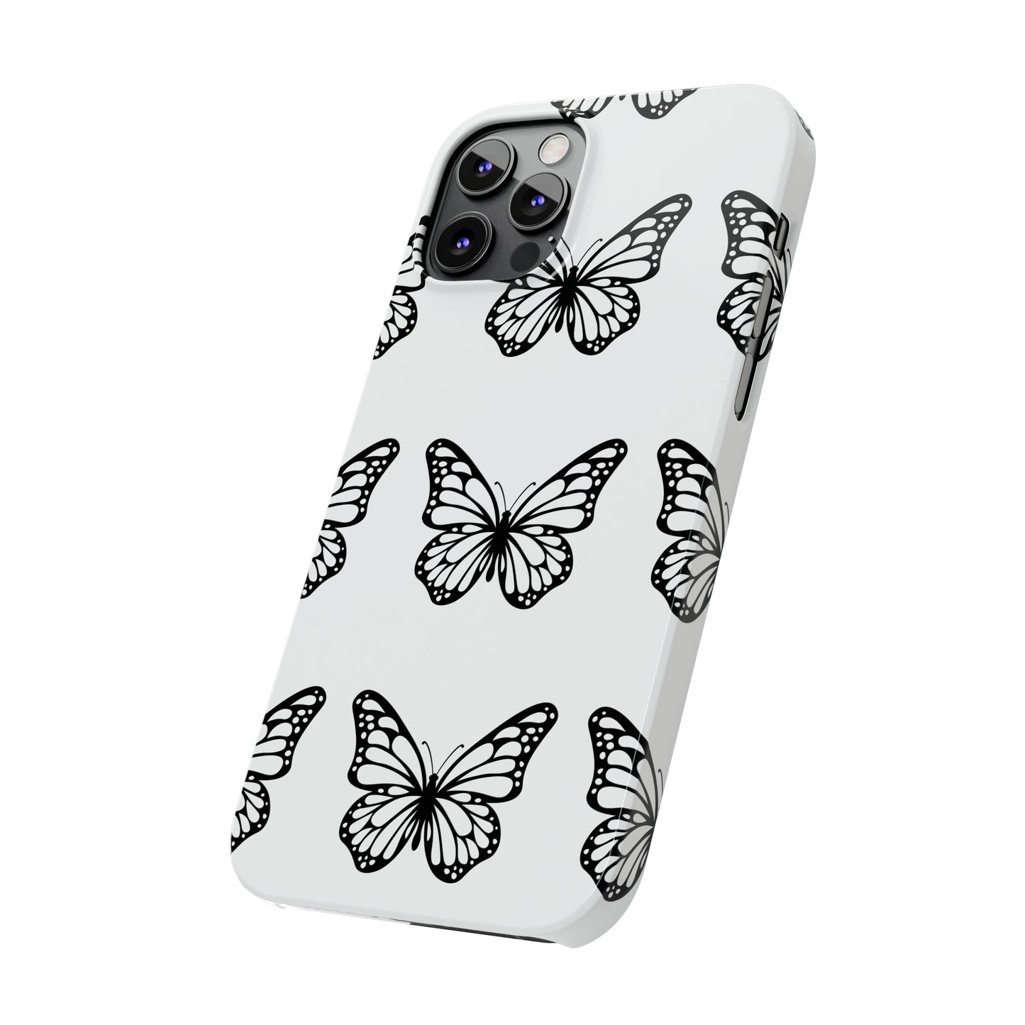 White butterfly pretty within Phone Cases