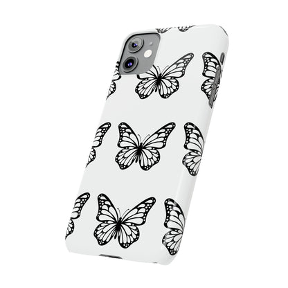 White butterfly pretty within Phone Cases