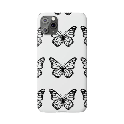 White butterfly pretty within Phone Cases