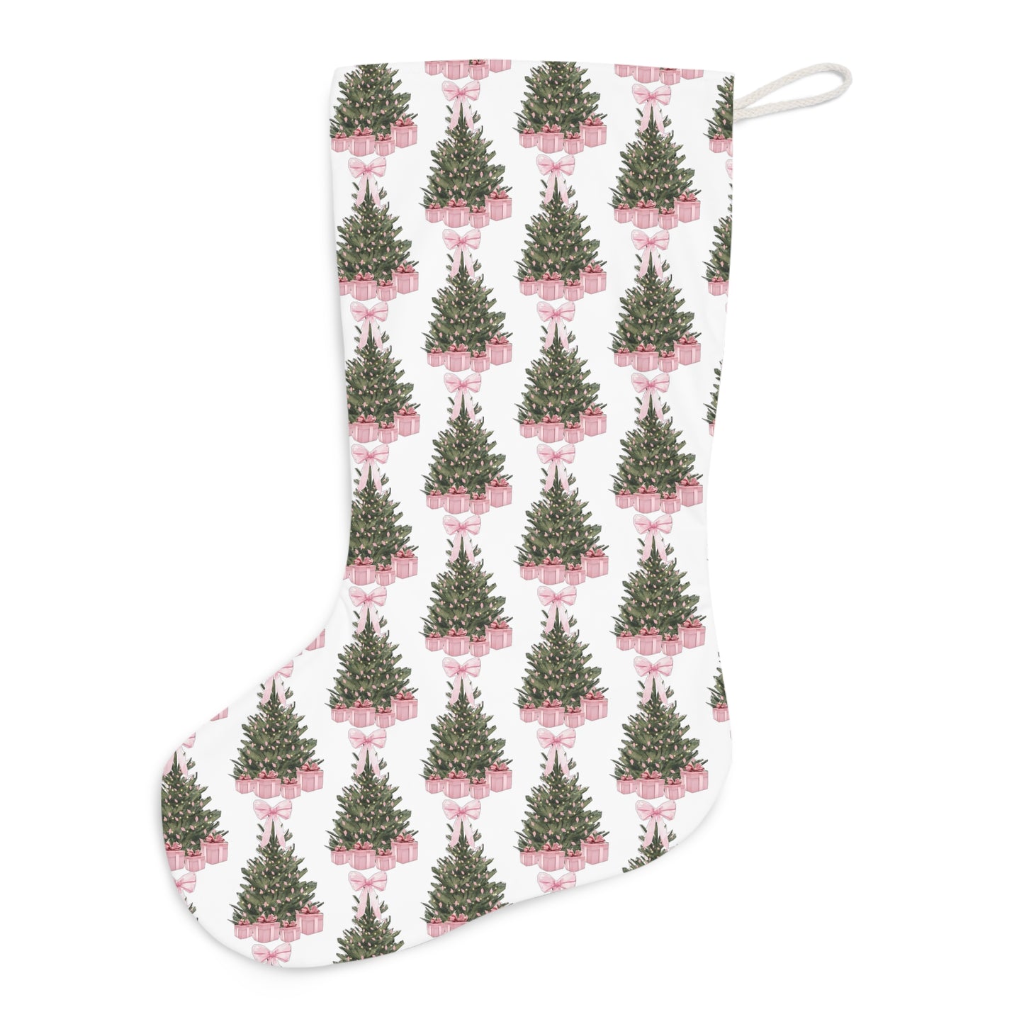 Pink Gifts Christmas Tree Stocking