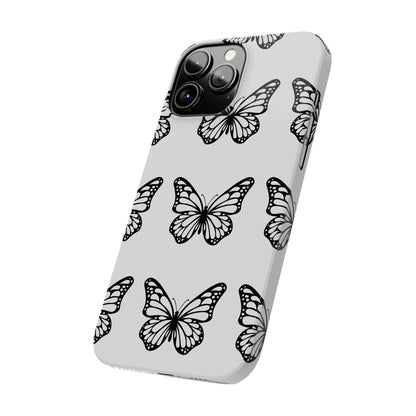 White butterfly pretty within Phone Cases