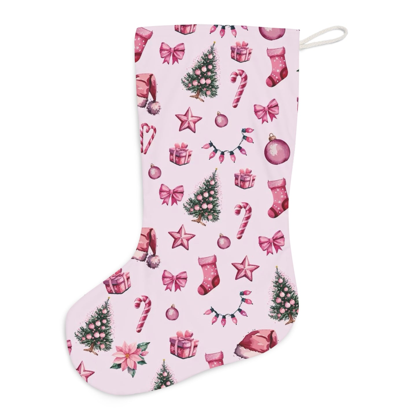 Pink Christmas Stocking