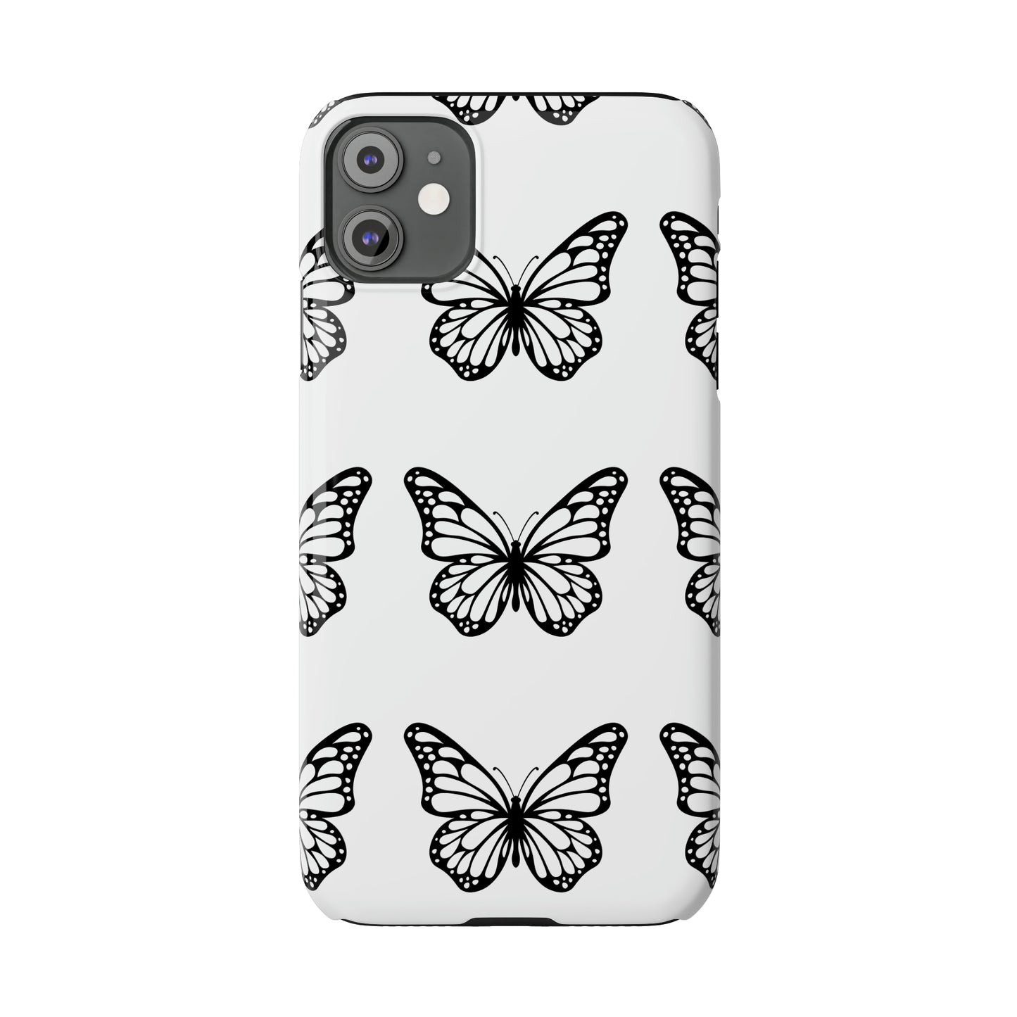 White butterfly pretty within Phone Cases