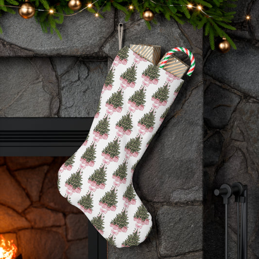 Pink Gifts Christmas Tree Stocking