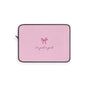 "I'm Just a Girl" Pink Bow Laptop Sleeve