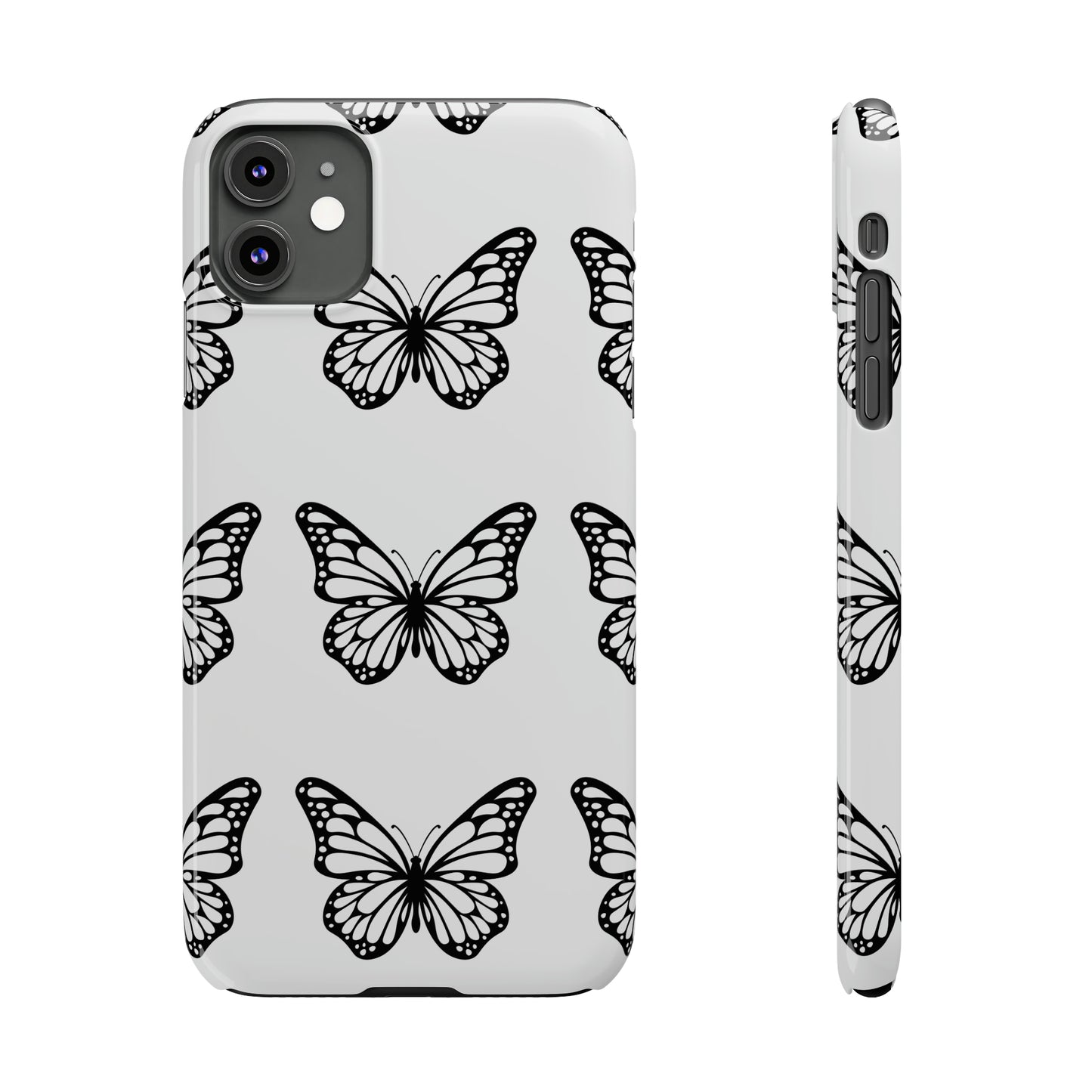 White butterfly pretty within Phone Cases