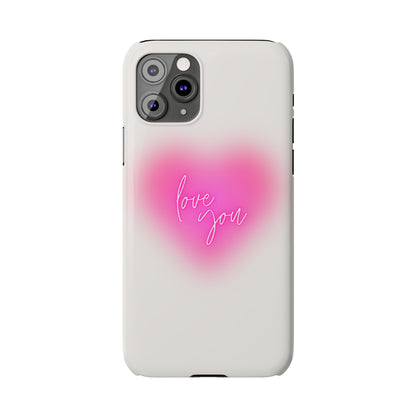 Love you Slim Phone Cases