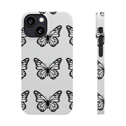 White butterfly pretty within Phone Cases