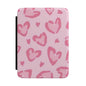 Kindle Case Pink leopard hearts