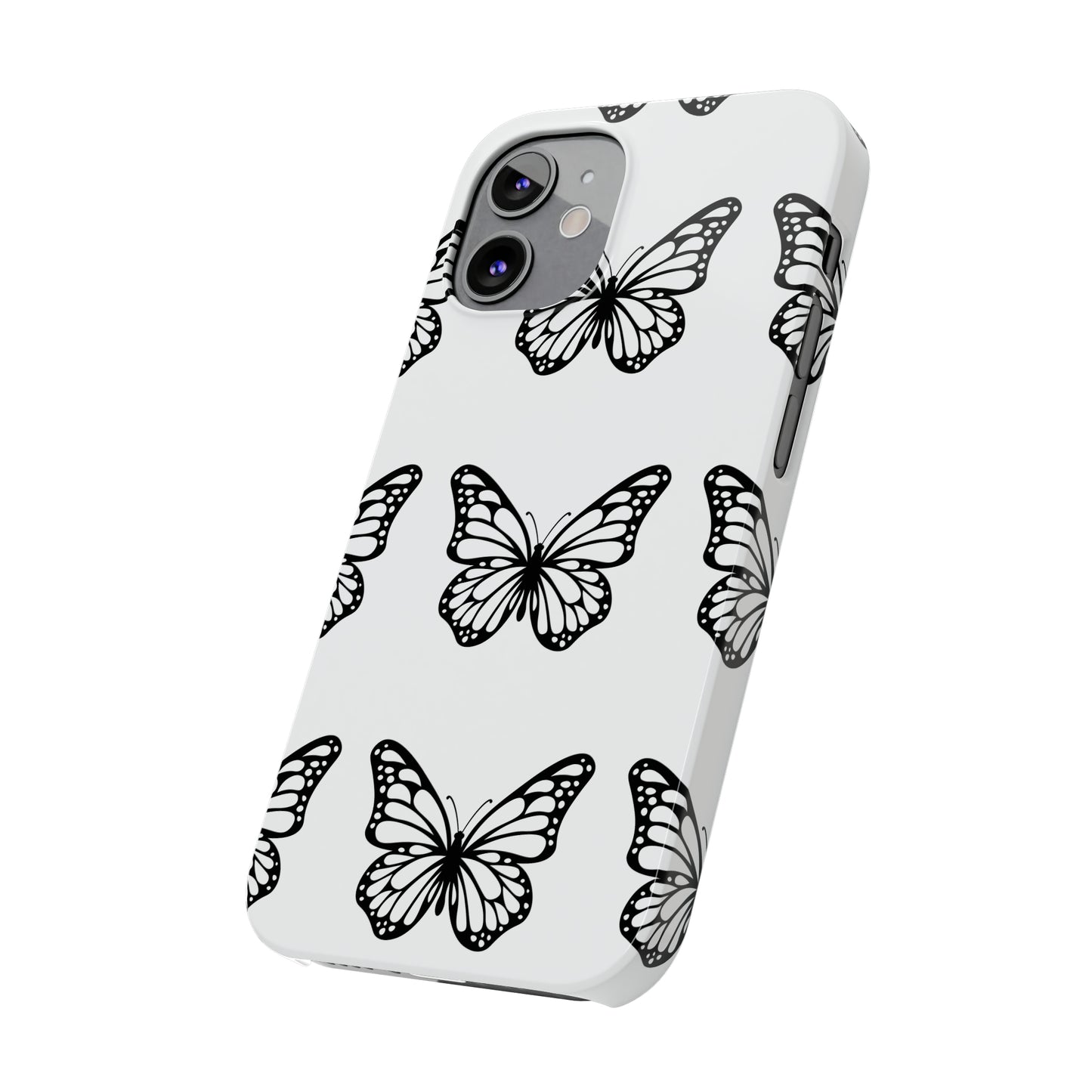 White butterfly pretty within Phone Cases