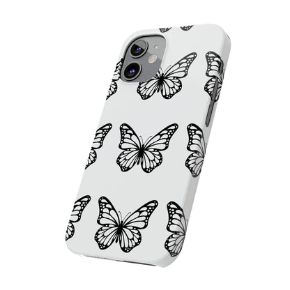 White butterfly pretty within Phone Cases