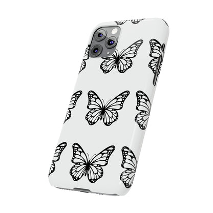 White butterfly pretty within Phone Cases