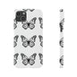 White butterfly pretty within Phone Cases