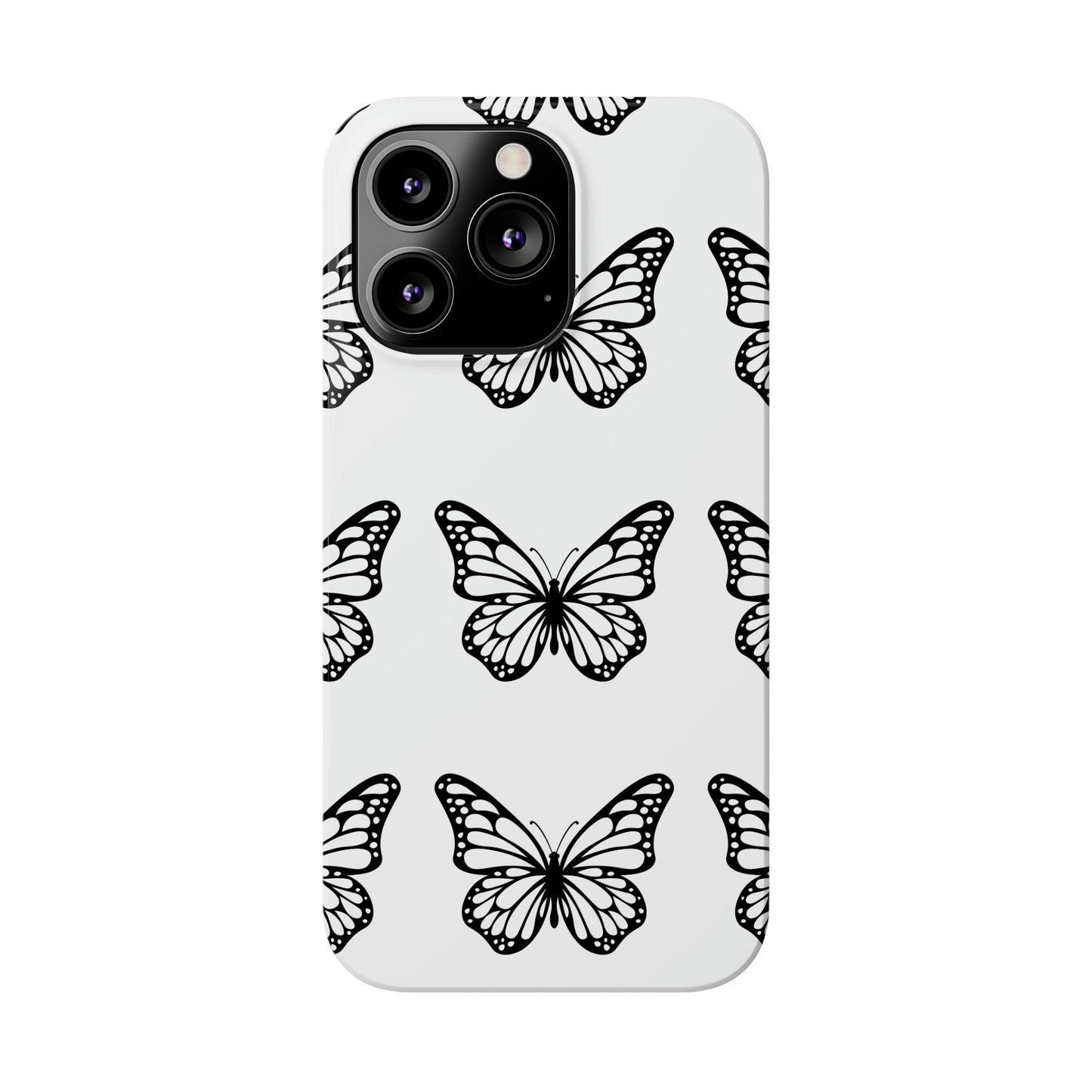 White butterfly pretty within Phone Cases