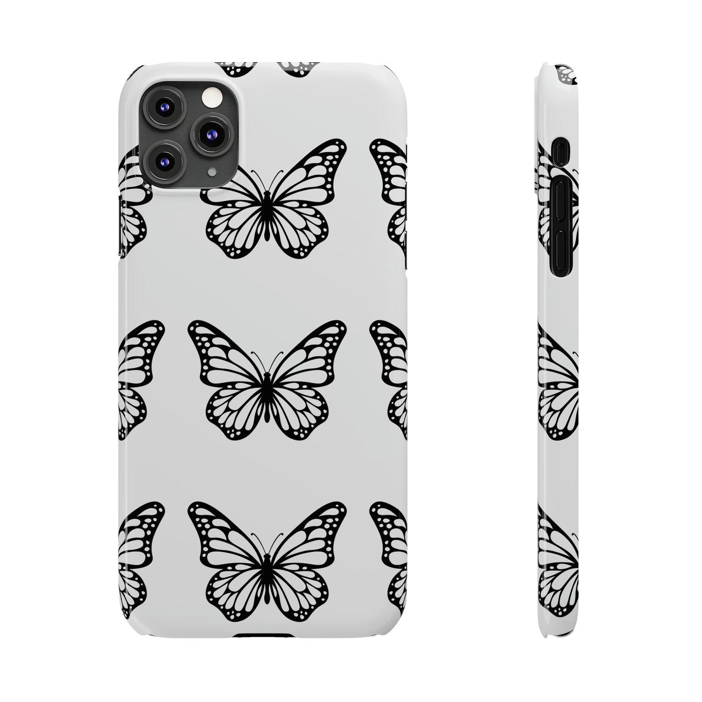 White butterfly pretty within Phone Cases